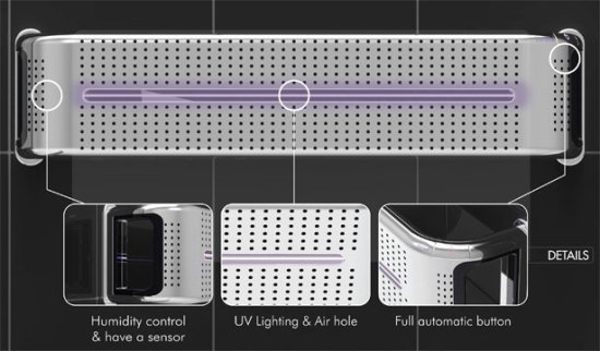Ventus壁掛式毛巾烘干機(jī) 烘干/消毒/除臭一條龍